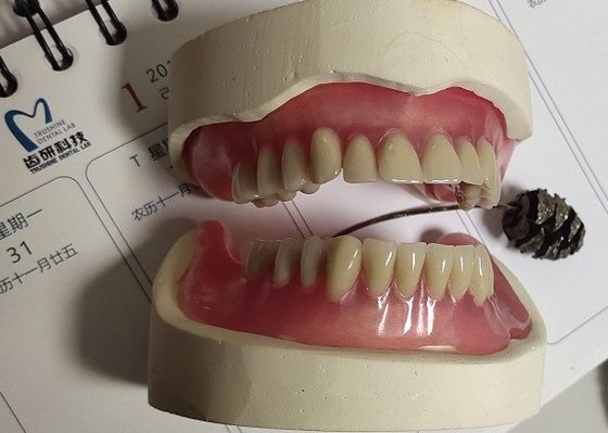Làm răng giả ngay lập tức ISO13485 Răng giả một phần acrylic
